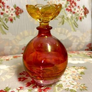 Vintage Cristallerie made in Italy perfume bottle
